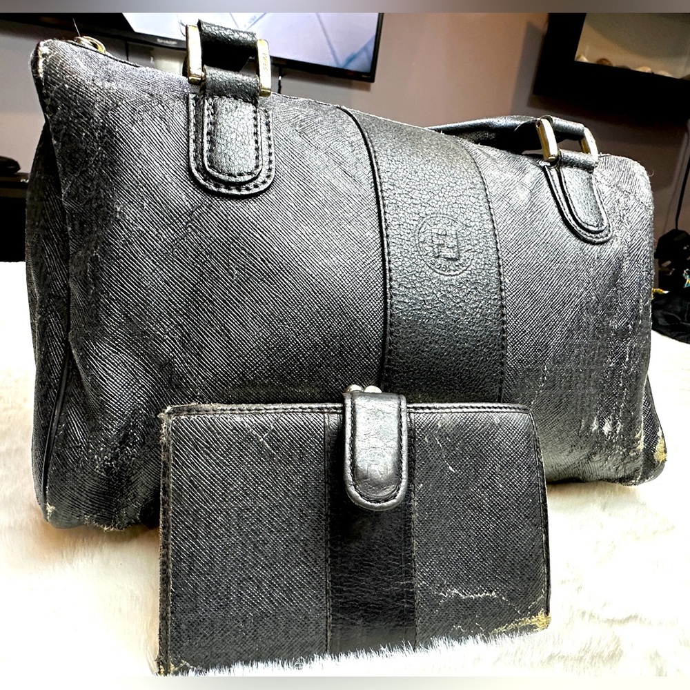 Vintage Fendi 1990 Bag With Wallet